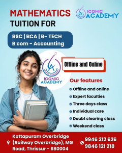 MATHEMATICS TUITION FOR BTECH, BSC, BCA
